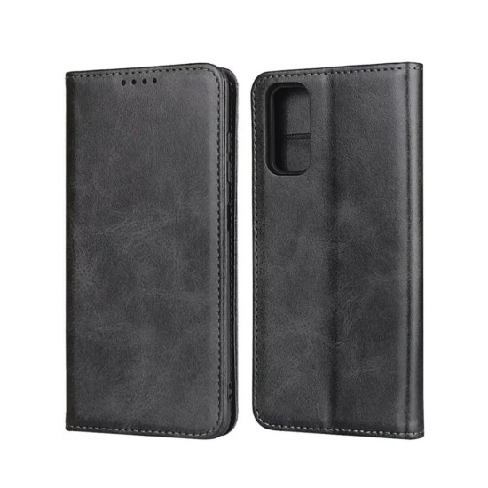 Capa Flip de Couro com Bolso Interno para Samsung Galaxy A53 5G Preto